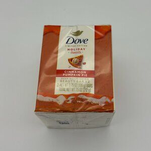 Dove Limited Edition Holiday Treats Beauty Bar Soap x2, Cinnamon Pumpkin Pie NEW